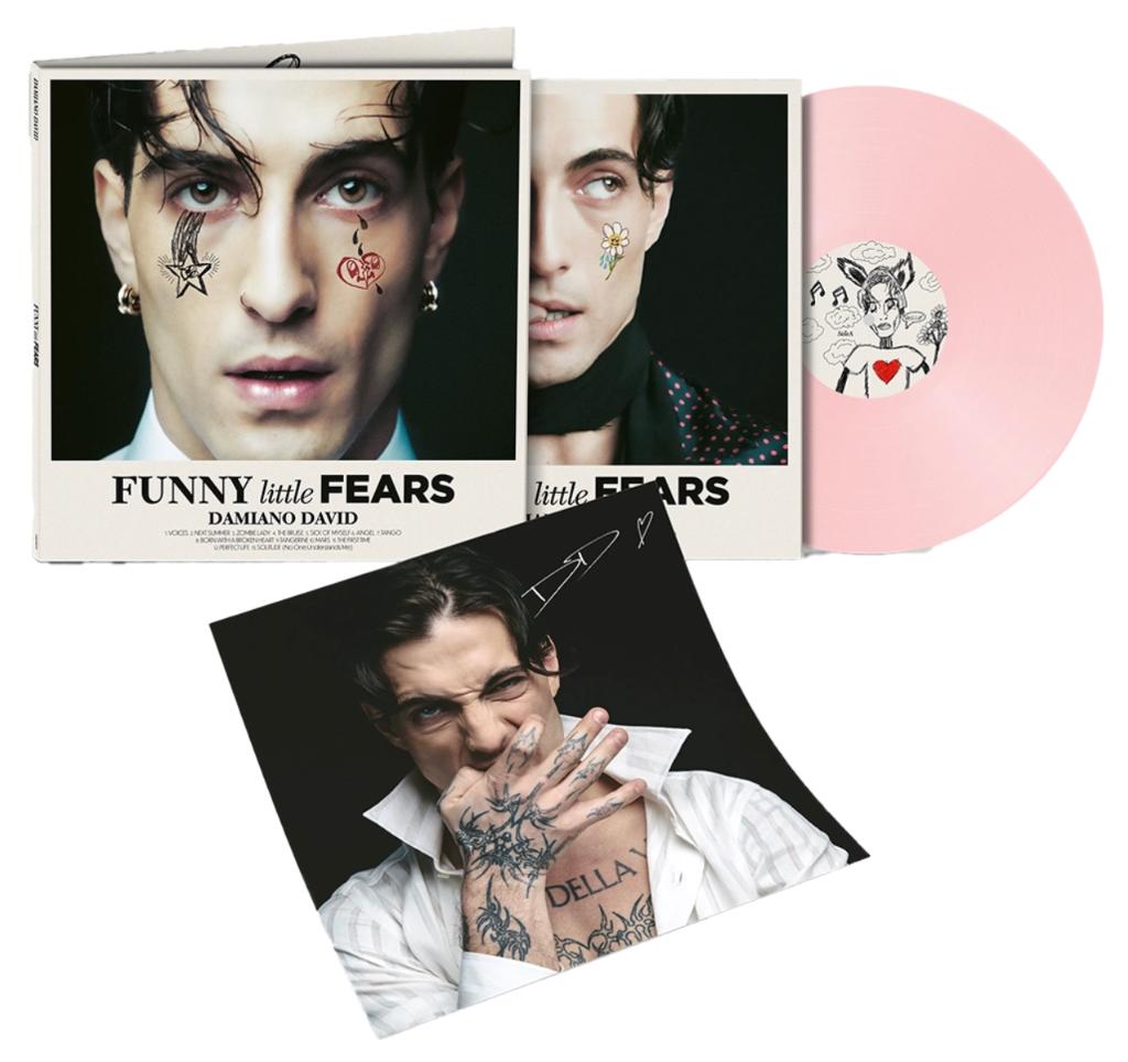 Vinyl LP Damiano David Funny Little Fears SIGNED PINK NIEUW, Ophalen of Verzenden, Nieuw in verpakking, 12 inch, Poprock