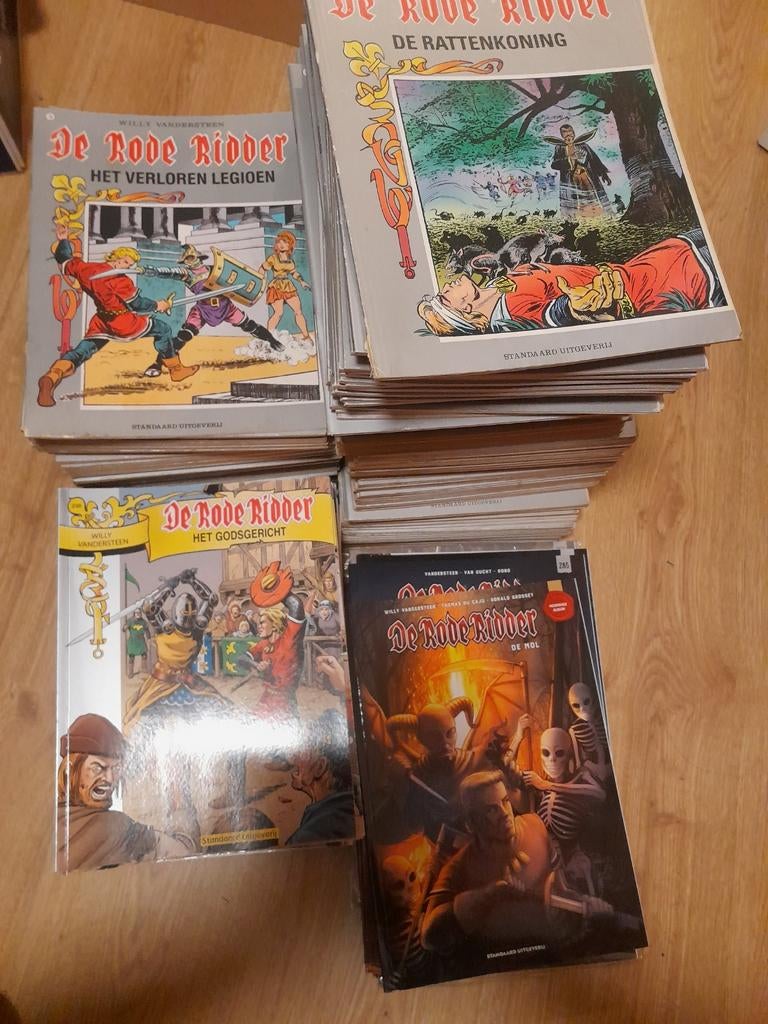Rode ridder grijze uitgave, Meerdere stripboeken, Ophalen of Verzenden, Zo goed als nieuw