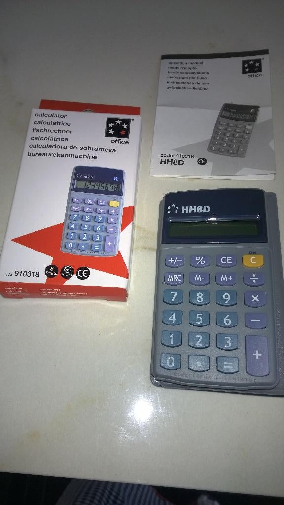 Nieuw : reken machine HH8D, Ophalen of Verzenden, Nieuw