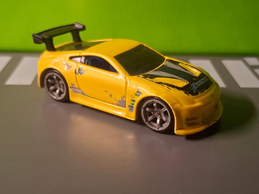 Hotwheels - Nissan 350Z [geel] 1/60, Ophalen of Verzenden, Gebruikt, Auto
