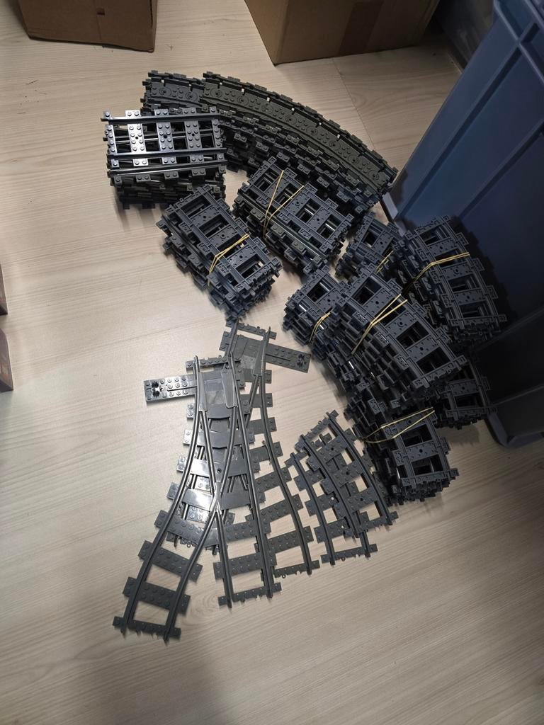 Partij lego rails, Ophalen of Verzenden, Gebruikt