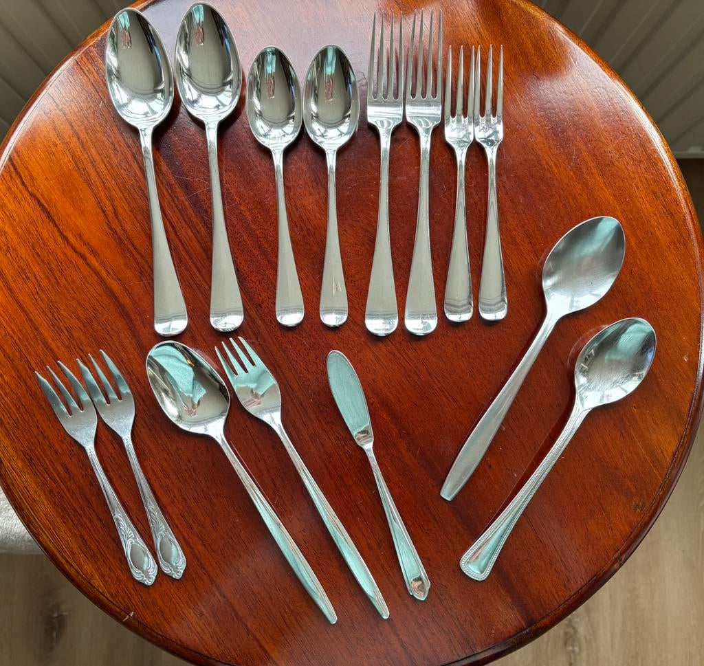 VERZILVERDE BESTEK ONDERDELEN,  GERO 100 EN HOLLANDS GLAD, Ophalen of Verzenden