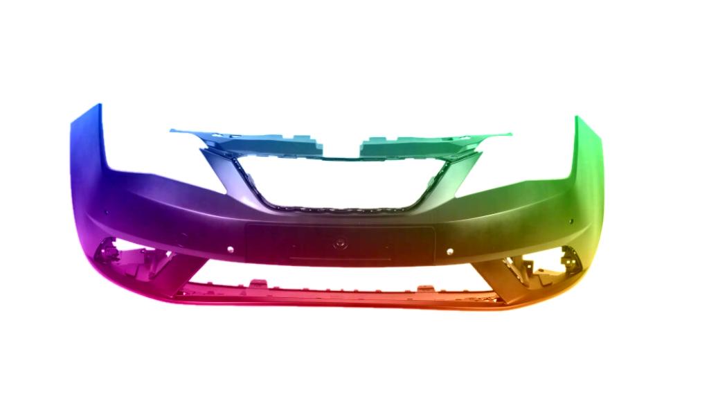 Voor Seat Ibiza FR 6J Bumper 12-16 +- PDC Voor gespoten in g, Nieuw, Bumper, Seat, Verzenden