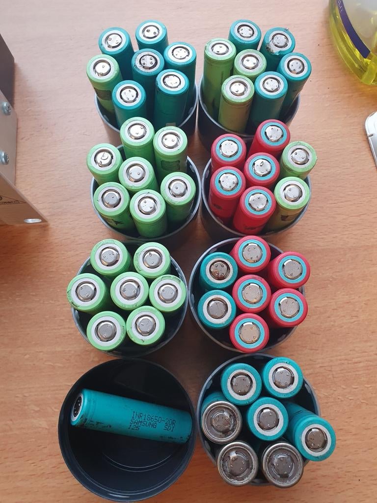 Batterijen 18650 gebruikt, Ophalen of Verzenden