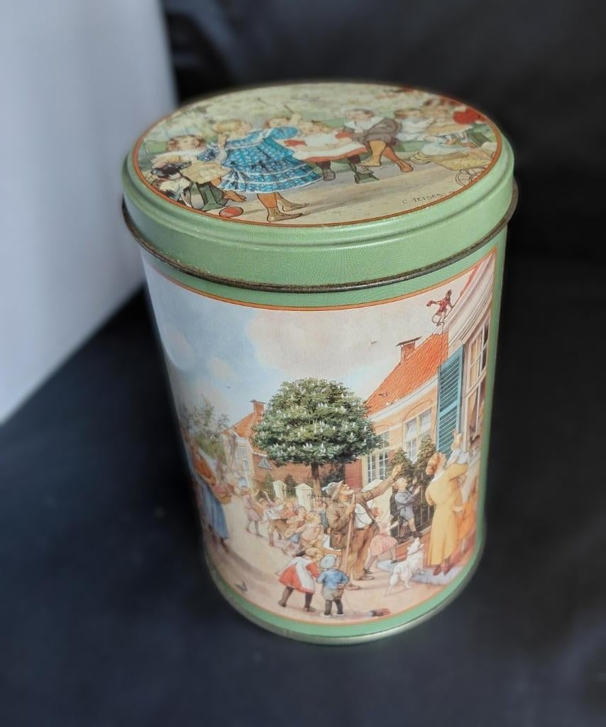 Blik 'Aap-Noot-Mies' Rosenberg Davelaar Jodenkoeken, Ophalen of Verzenden, Gebruikt, Koek(jes)