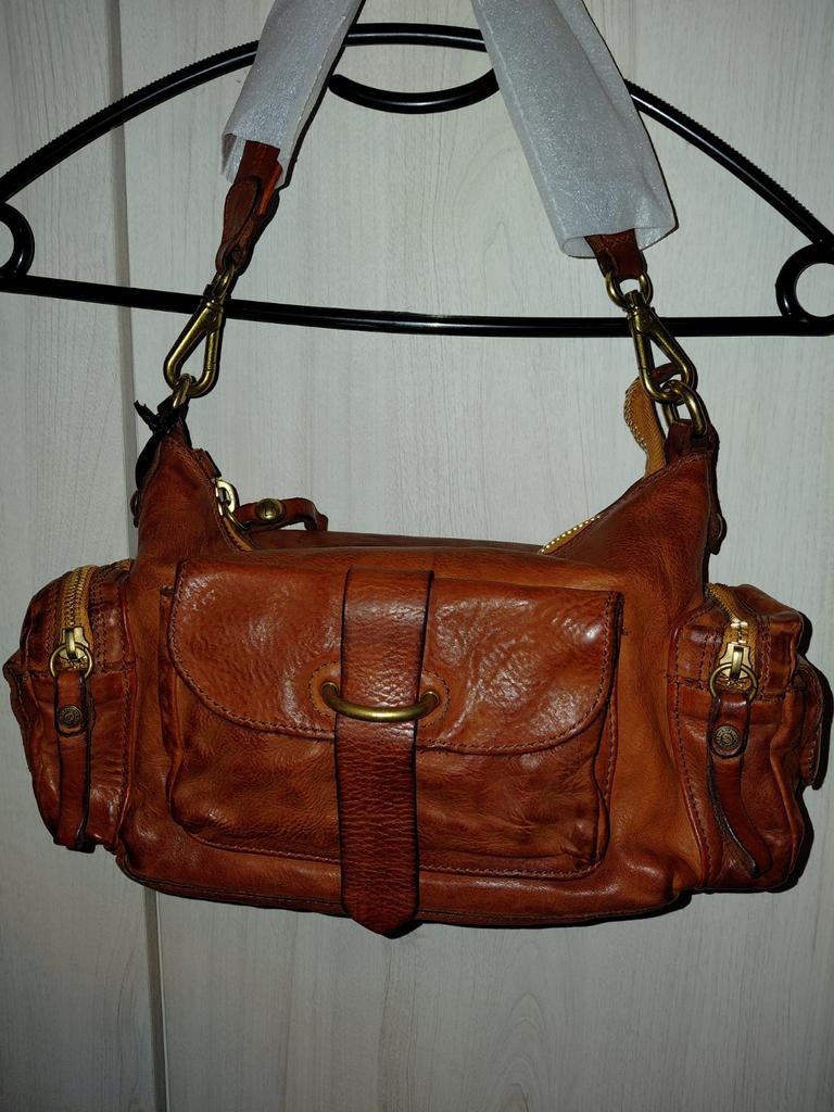 Campomaggi tassen Cognac, Donkerbruin NIEUW, Ophalen of Verzenden, Nieuw, Bruin, Handtas