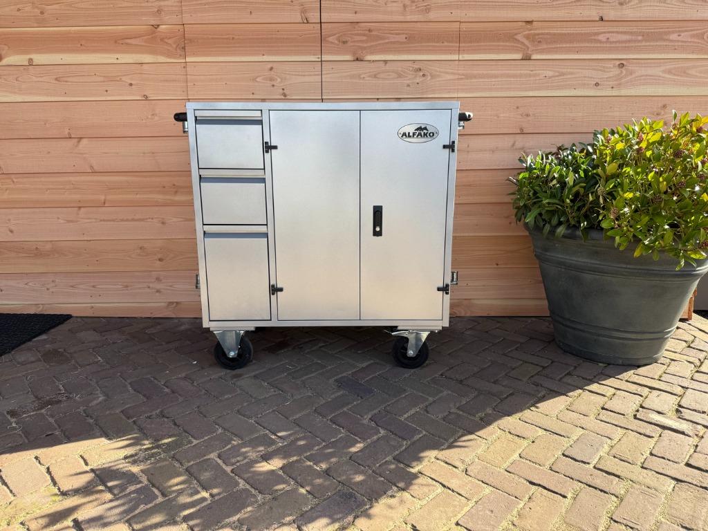 MIDI ECONOMY 160 ZILVER Alfako Concourskast | zadelkast, Ophalen, Nieuw, Overige soorten