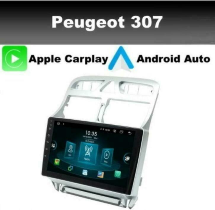 Peugeot 307 android 11 wifi dab+ carplay radio navigatie usb, Ophalen of Verzenden, Nieuw
