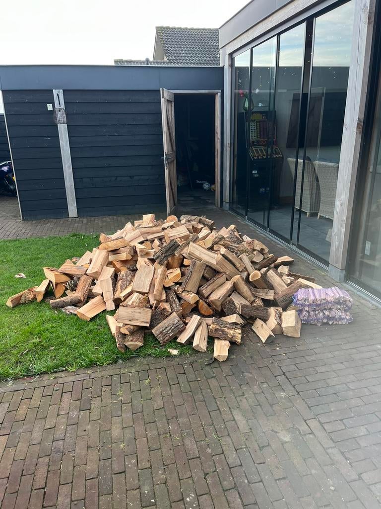 Droog haardhout Eiken/Berken/Elzen direct te stoken!🔥🪵, Ophalen