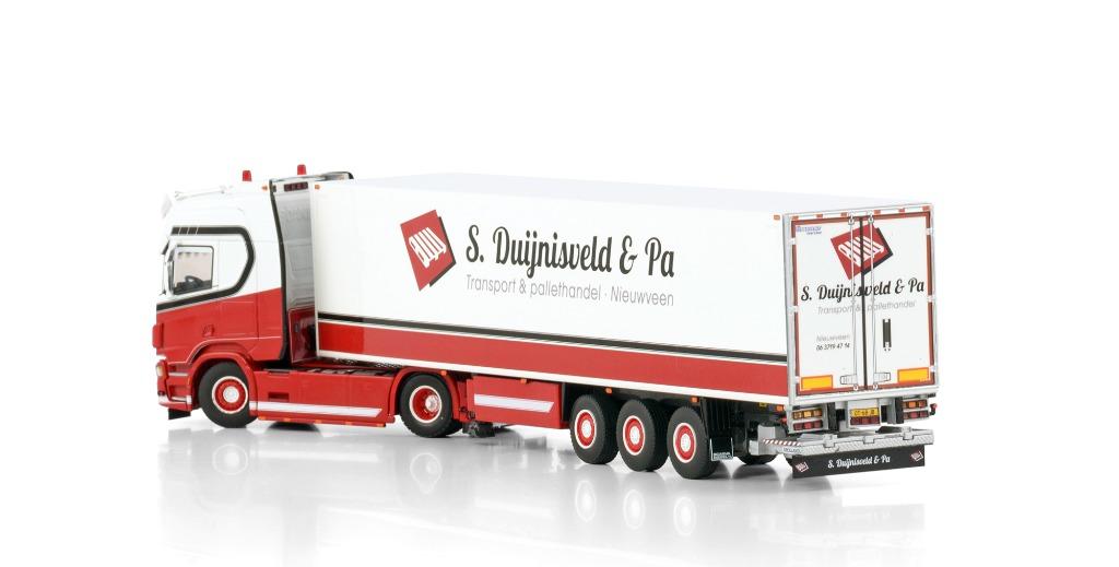 WSI SCANIA R HIGHLINE I CR20H 4X2 REEFER  S. DUIJNISVELD, Ophalen of Verzenden, Nieuw, Bus of Vrachtwagen, Wsi
