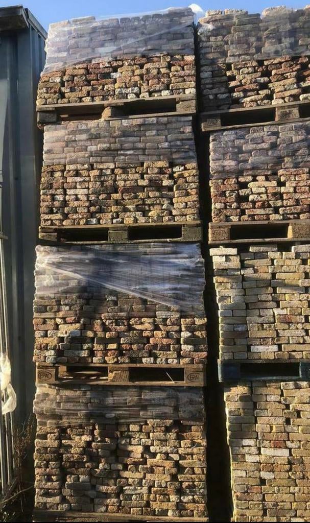 7.250 antieke handvorm ijsselstenen mooi genuanceerd 70M2 +, Ophalen of Verzenden, Gebruikt, Bakstenen