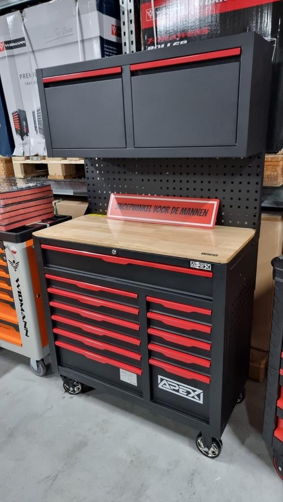 APEX gereedschapwagen 12 laden waarvan 10 laden gevuld, Ophalen of Verzenden, Gevuld, Nieuw