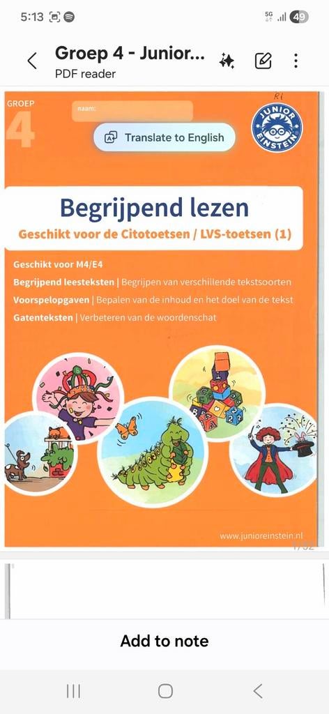Group 4 IEP/Cito toets ofenen boeken, Boeken, Verzenden, Zo goed als nieuw, Overige niveaus, Engels