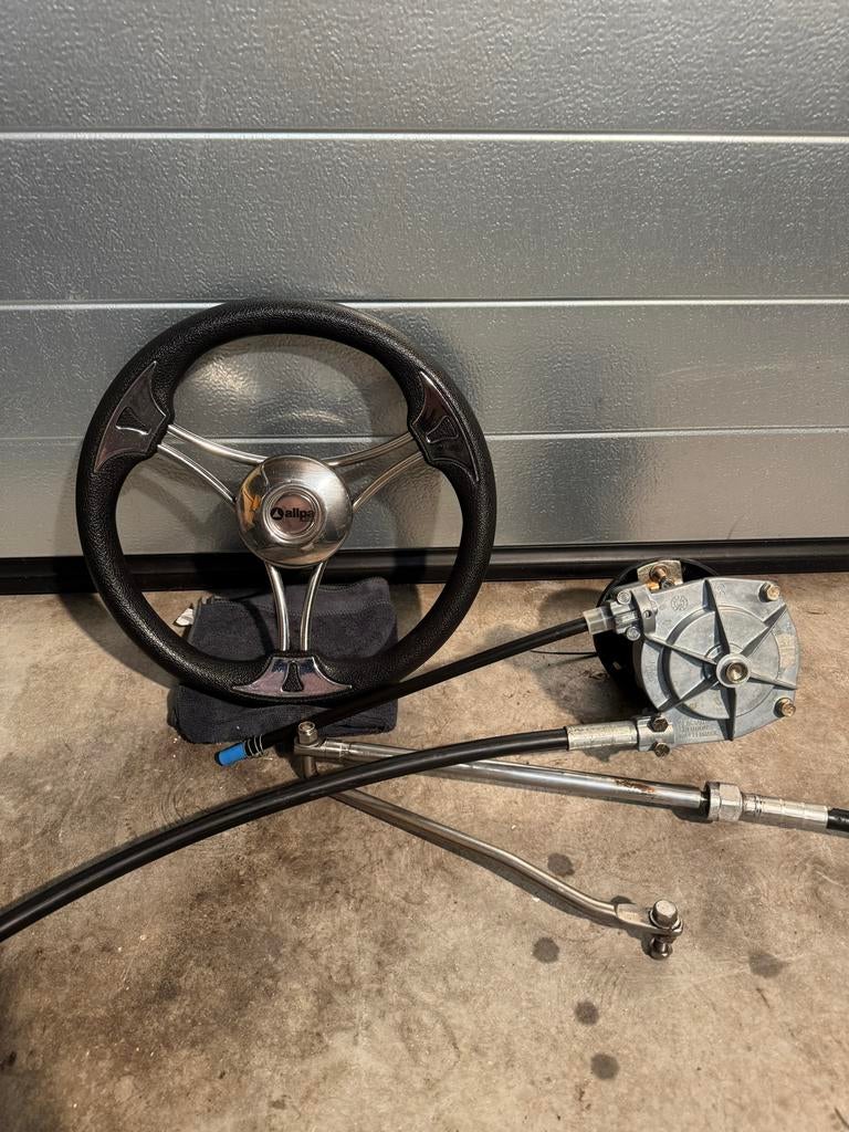 SeaStar NFB Stuursysteem + Allpa Stuurwiel – Complete Set!, Watersport en Boten, Bootonderdelen, Ophalen, Gebruikt, Motor en Techniek