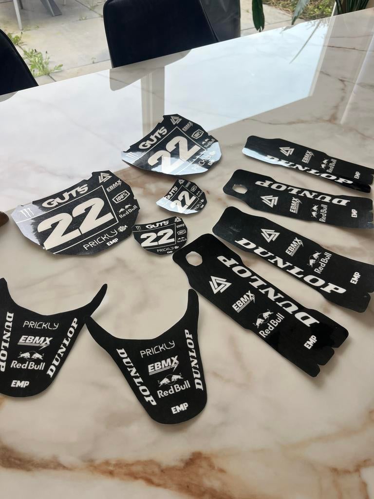 Custom decals, Kleding | Heren, Carnavalskleding en Feestkleding, Zo goed als nieuw, Overige maten, Ophalen of Verzenden