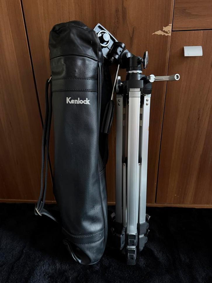 Kenlock driepoot statief in goede staat., Gebruikt, Minder dan 150 cm, Met balhoofd, Ophalen of Verzenden