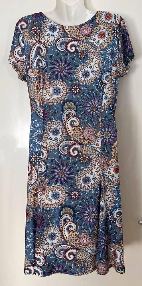 FOS jurk maat S [nr1], Kleding | Dames, Jurken, Blauw, Nieuw, Ophalen of Verzenden, Knielengte