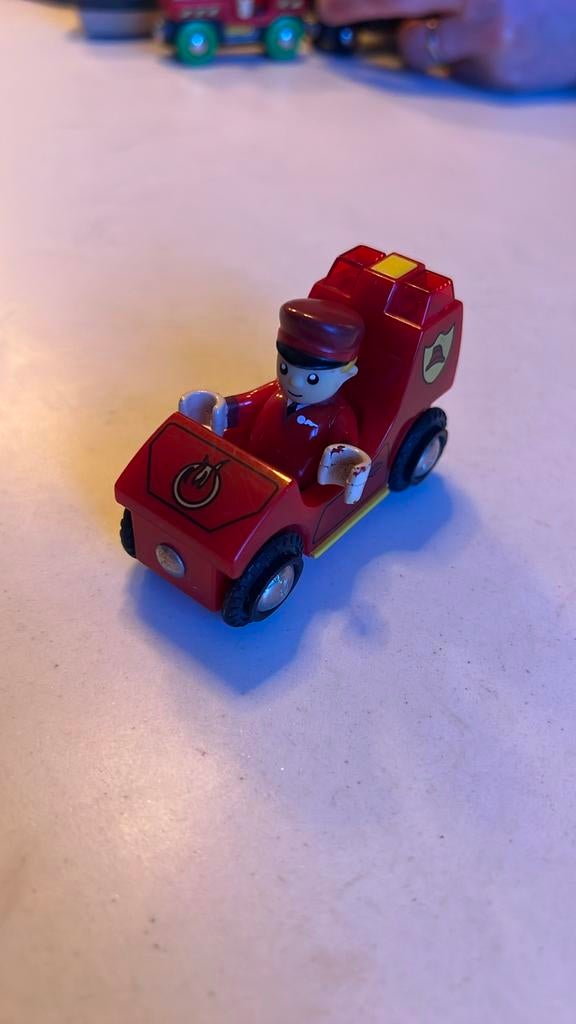 Brio trein brandweer kazerne met brandweerauto, Ophalen, Gebruikt