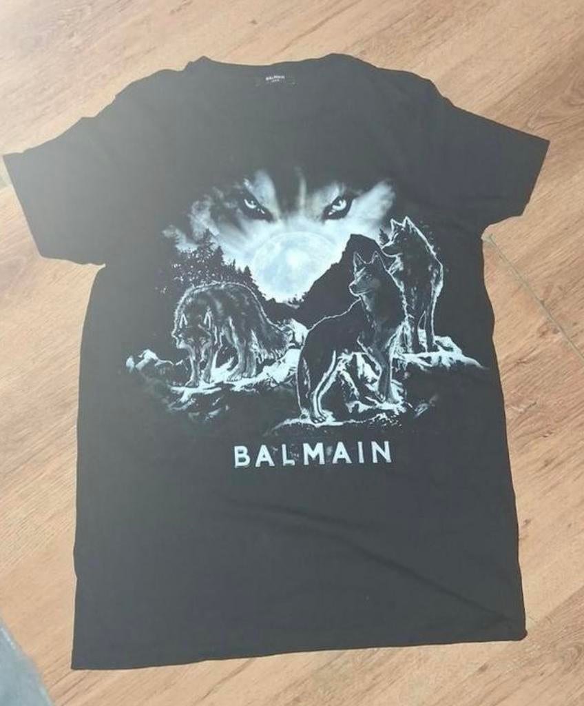 Balmain tshirt, Ophalen, Zo goed als nieuw, Zwart