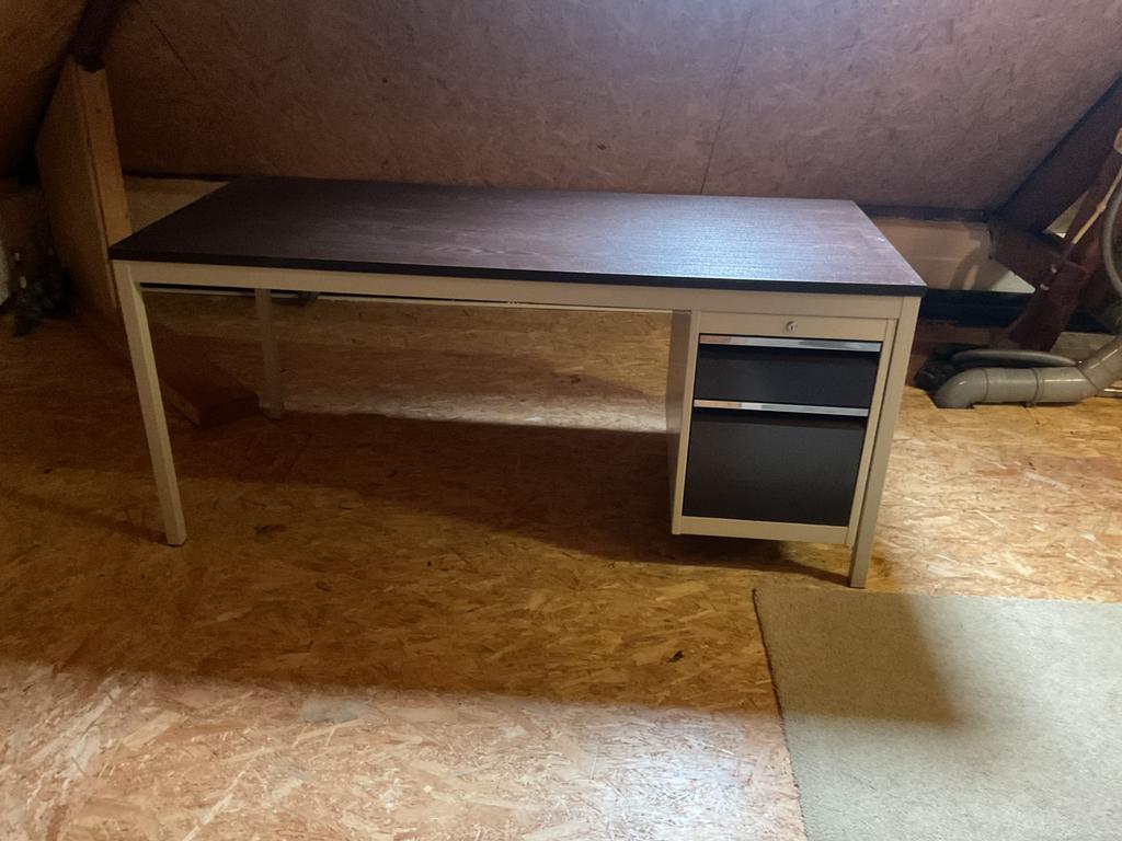 Retro vintage bureau, Ophalen of Verzenden, Gebruikt