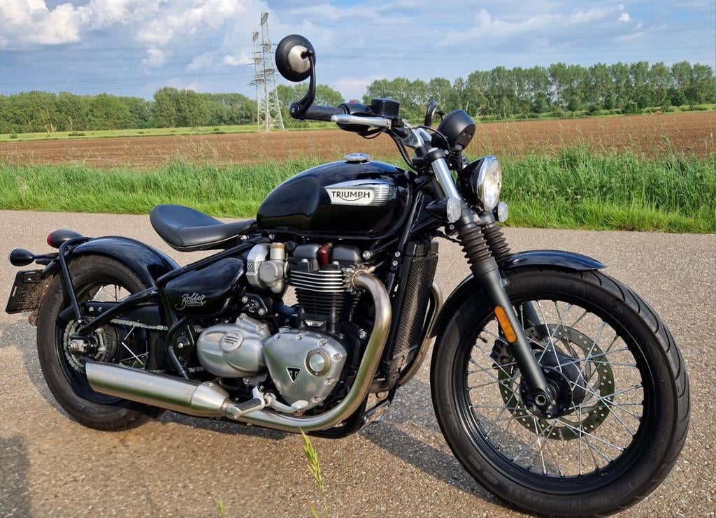 Triumph Bonneville Bobber 1200, Motoren, Motoren | Triumph, 2 cilinders, Motorrijbewijs A, Traction Control, Particulier