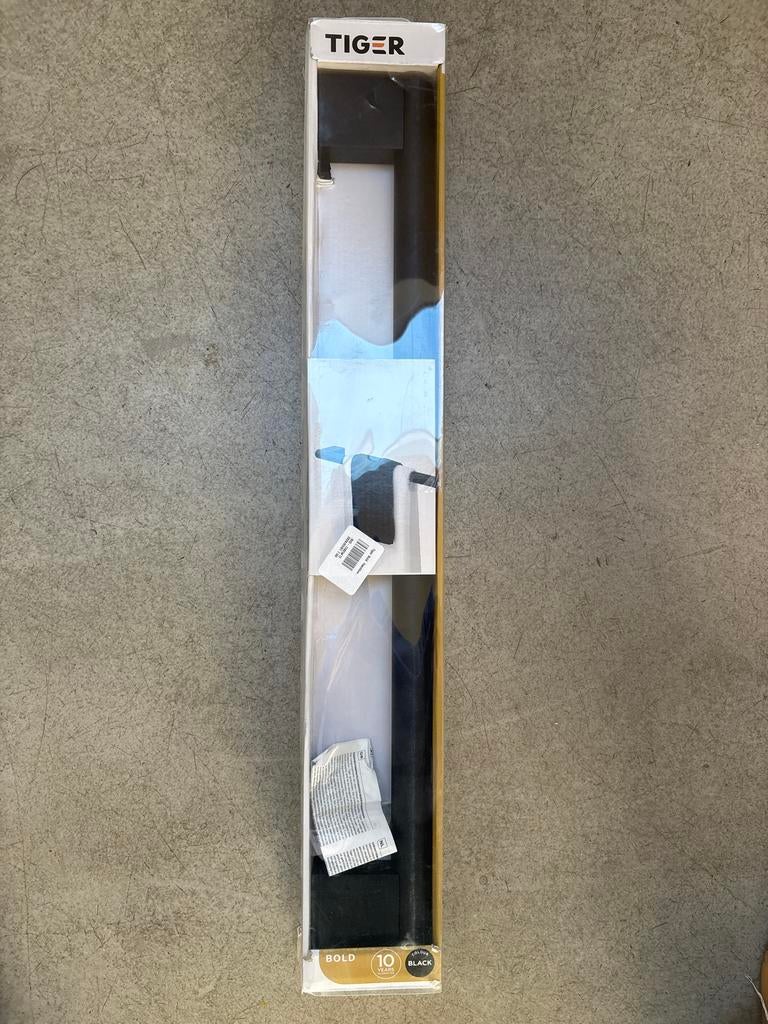 Tiger Bold Handdoekrek 60 cm Zwart - Nieuw in verpakking, Ophalen of Verzenden, Nieuw, Zwart, Handdoekenrek