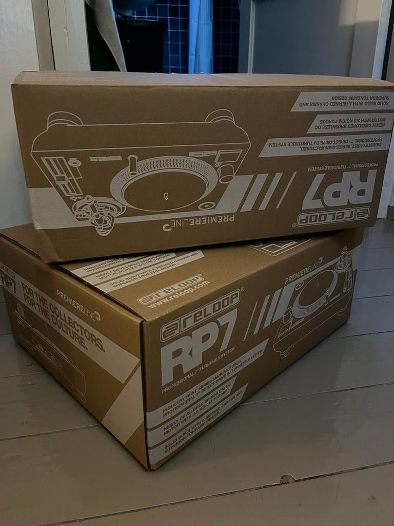 2x Reloop RP-7, Ophalen, Zo goed als nieuw, Dj-set, Reloop