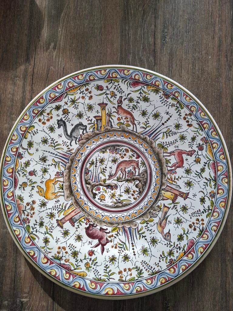 Decoratief wandbord 43cm - Jan Gelder collectie - Portugal, Antiek en Kunst, Ophalen of Verzenden