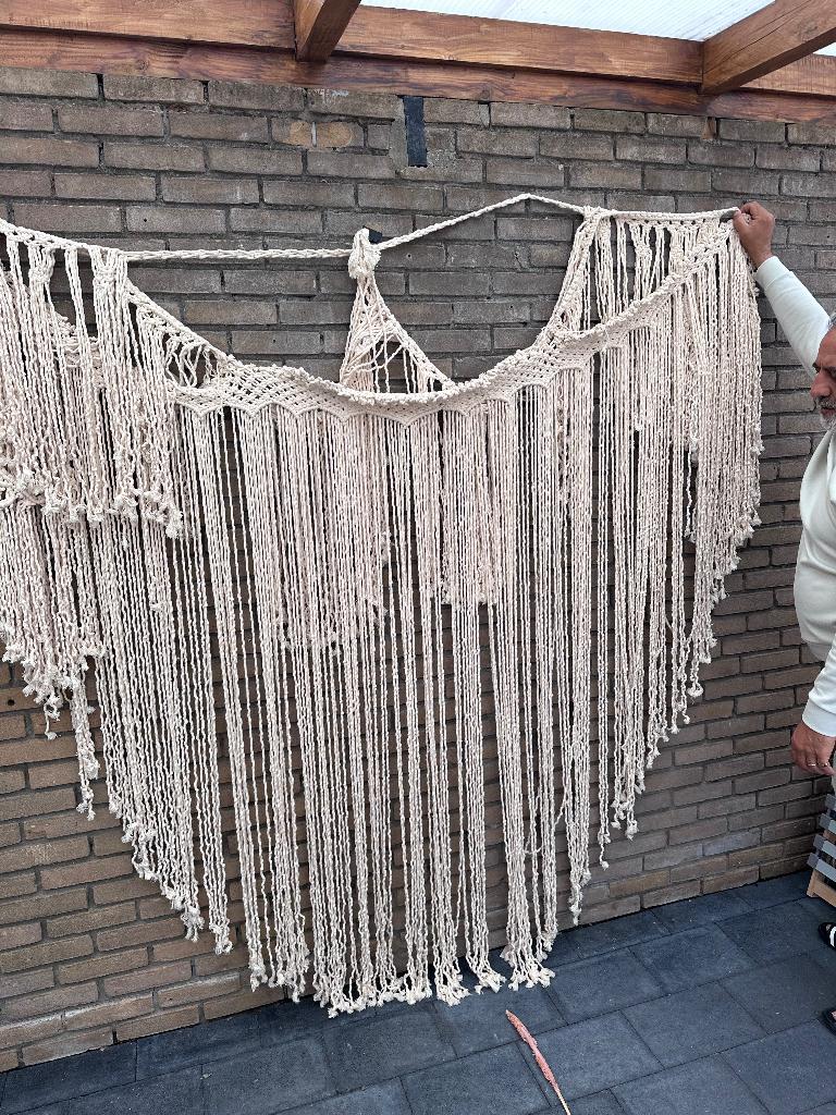Macrame wandkleed groot, Ophalen, Zo goed als nieuw