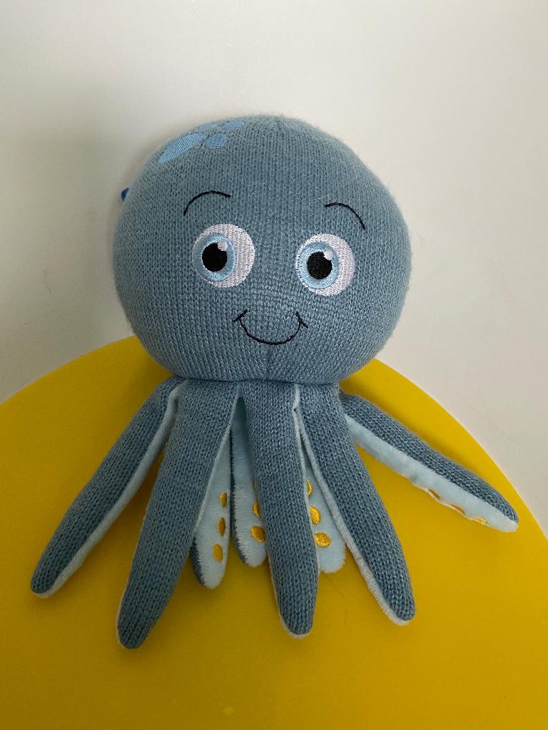 931 supremia octopus blauw, Kinderen en Baby's, Speelgoed | Knuffels en Pluche, Ophalen of Verzenden, Zo goed als nieuw, Overige typen
