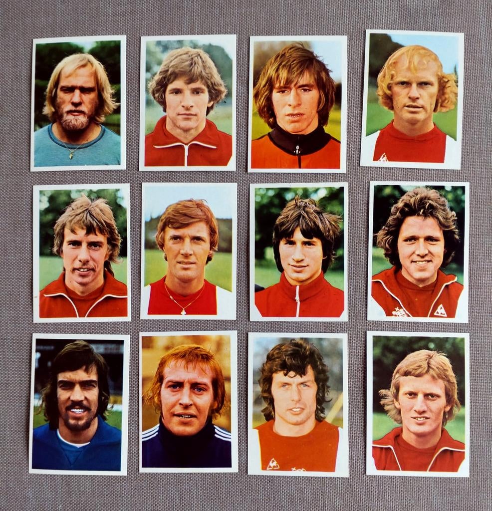 Ajax voetbalplaatjes, Verzenden, Gebruikt, Stickers en Plaatjes