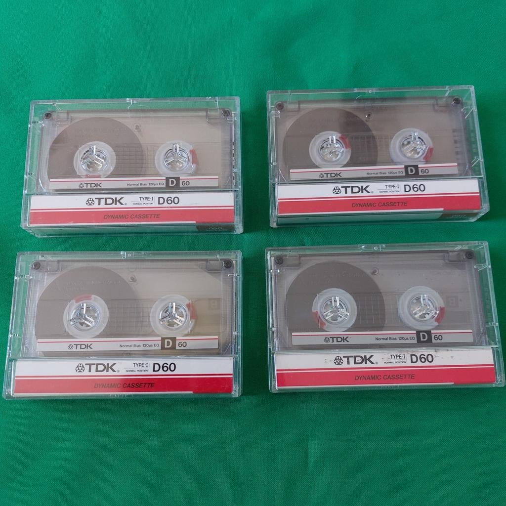 4x TDK bandjes, Ophalen, Overige genres, 2 t/m 25 bandjes