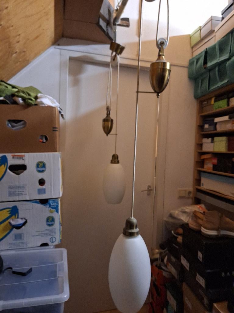 hanglampen  2x, Ophalen of Verzenden, Zo goed als nieuw, Minder dan 50 cm