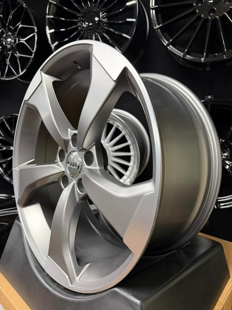 18 inch velgen voor Audi RS ROTOR look 5x112 A3 A4 A6 Q2 VW, 18 inch, Velg(en), Nieuw, Ophalen of Verzenden