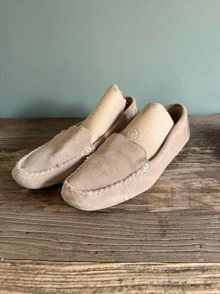 Hobb's suede moccasins maat 40 - Zo goed als nieuw, Kleding | Dames, Schoenen, Zo goed als nieuw, Espadrilles of Moccasins, Beige