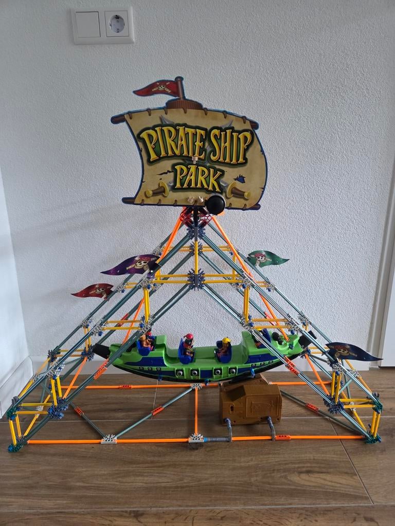 Knex Piratenboot met werkende motor en speaker, Kinderen en Baby's, Speelgoed | Bouwstenen, Gebruikt, K'nex, Ophalen of Verzenden