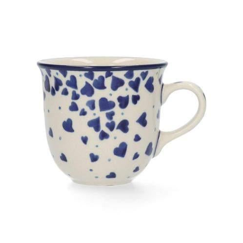 Mok beker Tulp tumbler bolmok servies Hearts Bunzlau Castle, Huis en Inrichting, Keuken | Servies, Lies@bunzlaunoord.nl, Keramiek