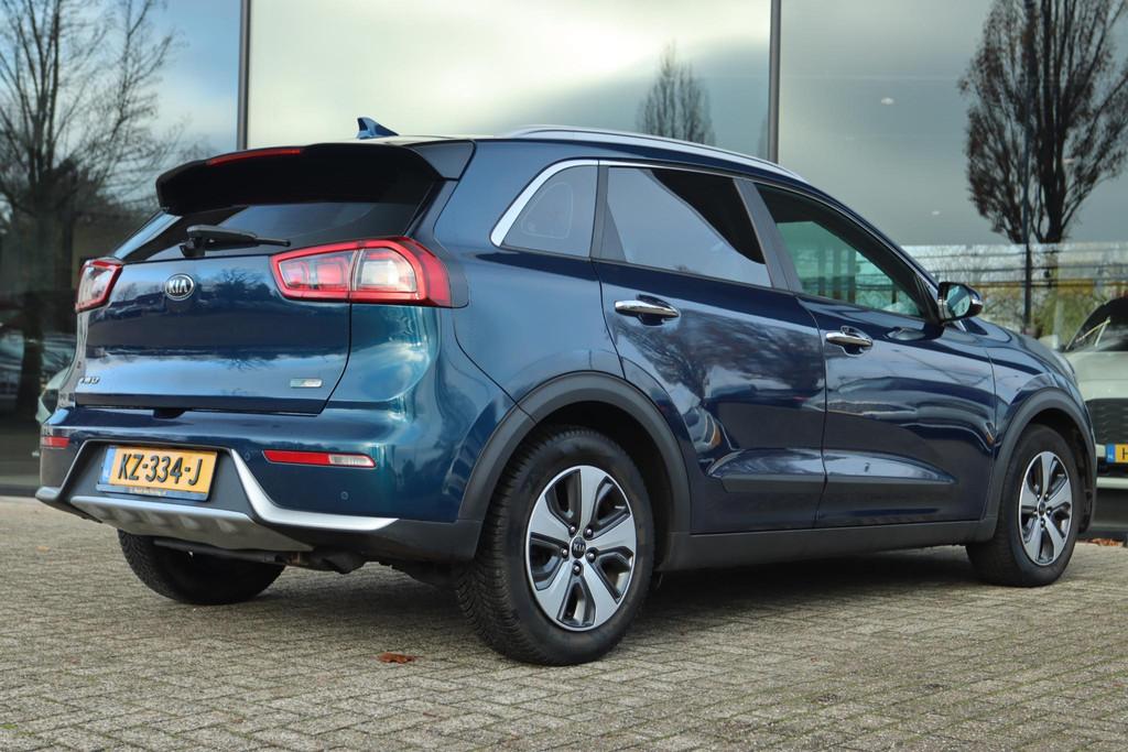 KIA NIRO 1.6 GDI HYBRID FIRST EDITION | CARPLAY | NAVI | CAM, Gebruikt, Euro 6, 2 kWh, Blauw