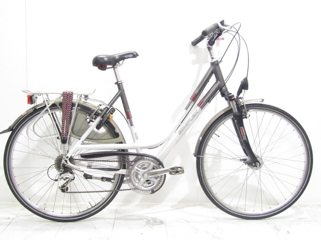 Peugeot Simplex san remo wit dames 55cm 28inch, 53 tot 56 cm, Gebruikt, Overige merken, Versnellingen