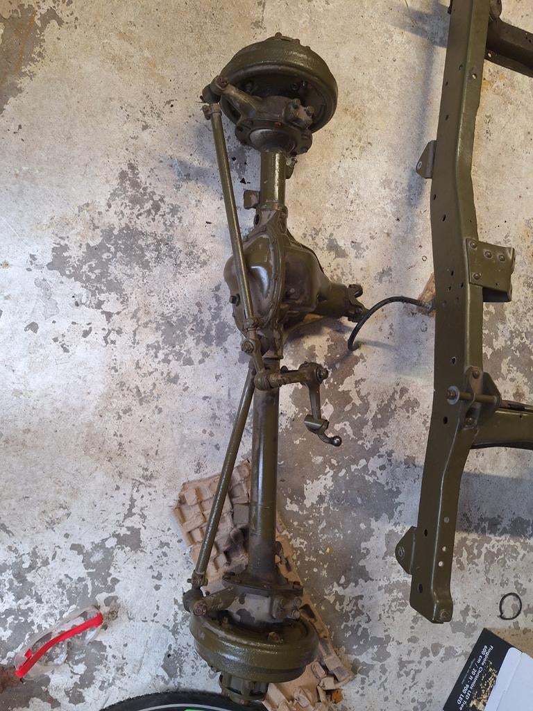 Willys Jeep Dana 27 vooras, Ophalen, Landmacht, Amerika