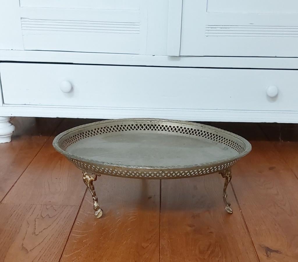 Marokkaanse theeschaal, Huis en Inrichting, Ophalen, Gebruikt, Rond, Hout