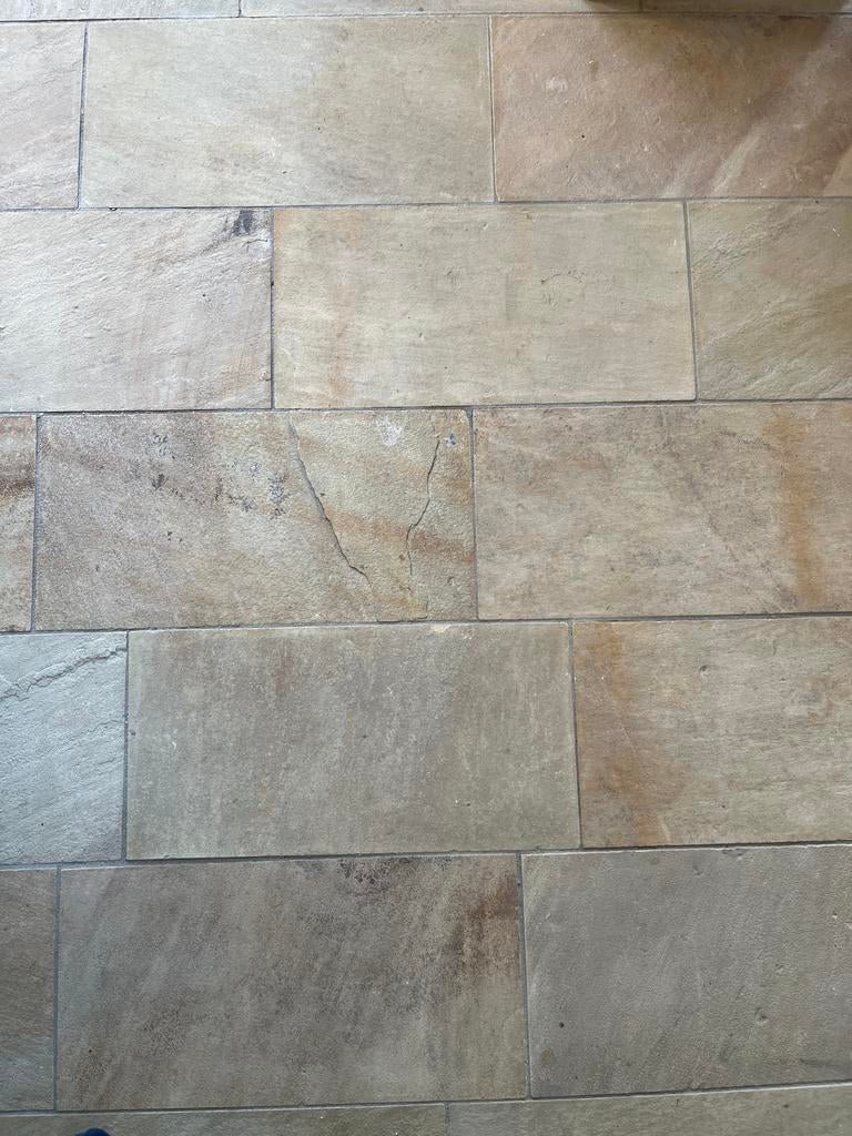 Leistenen binnenvloer tegels - Natuursteen look, Ophalen, Gebruikt, 10 m² of meer, 20 tot 40 cm