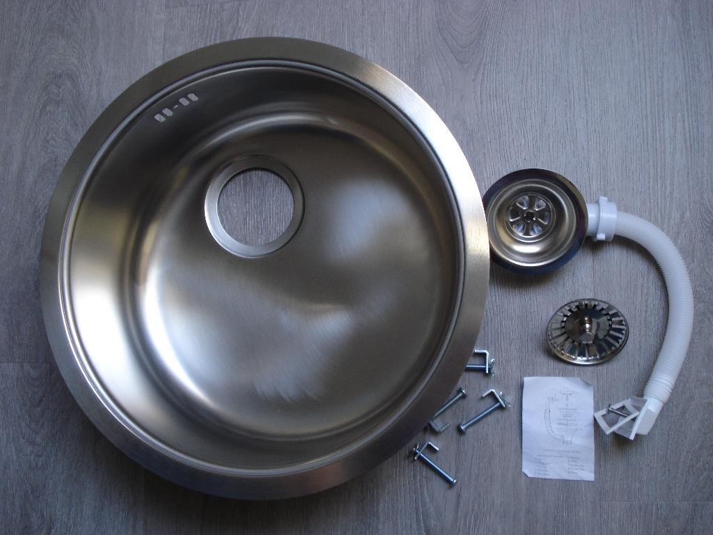 spoelbak wasbak rvs, Ophalen, Minder dan 50 cm, Nieuw, Minder dan 100 cm