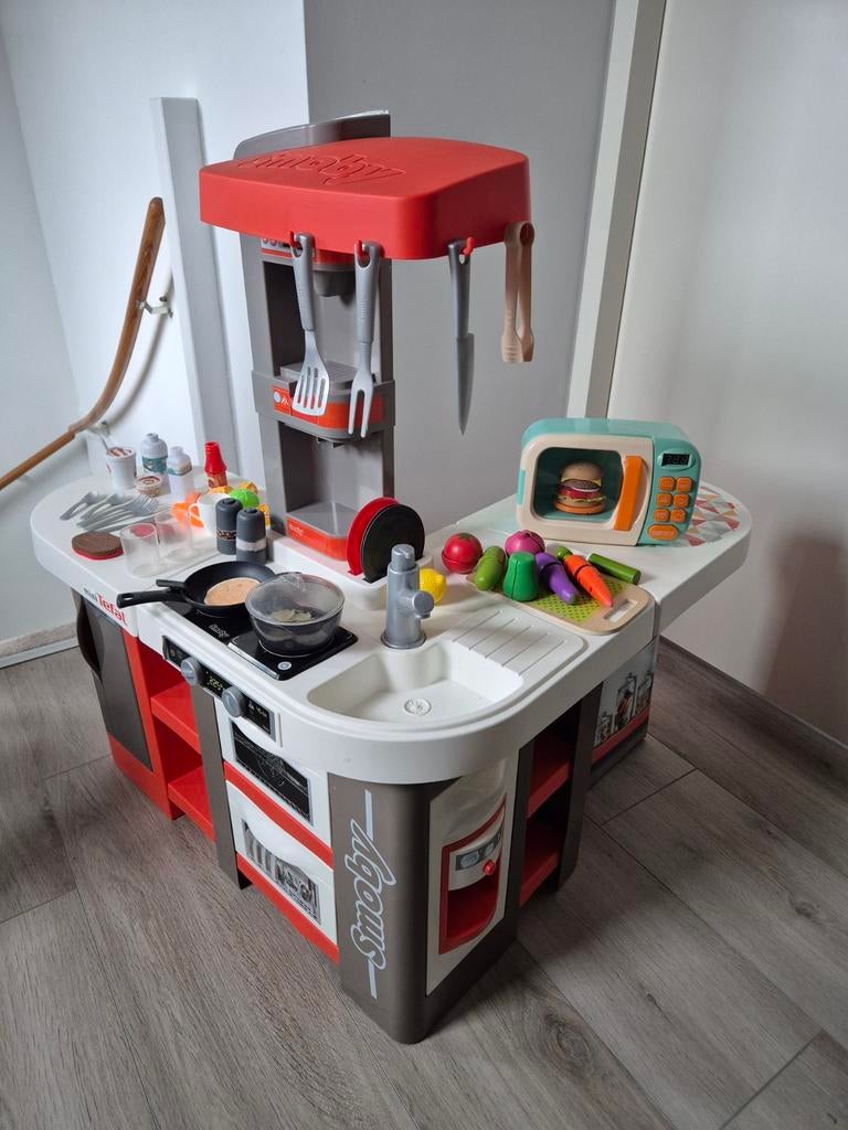 Smoby Tefal speelkeuken met accessoires, Ophalen, Gebruikt, Kunststof, Speelkeuken