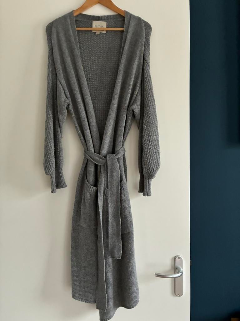 N.O.W. Andrea Rosati Cashmere puur wollen maxi vest L Wow!, Ophalen of Verzenden, Zo goed als nieuw, Maat 42/44 (L), Grijs