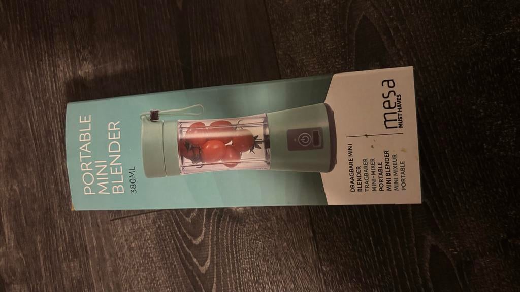 Mesa Portable Mini Blender 380ML, Witgoed en Apparatuur, Blenders, Ophalen of Verzenden, Nieuw, Blender to go