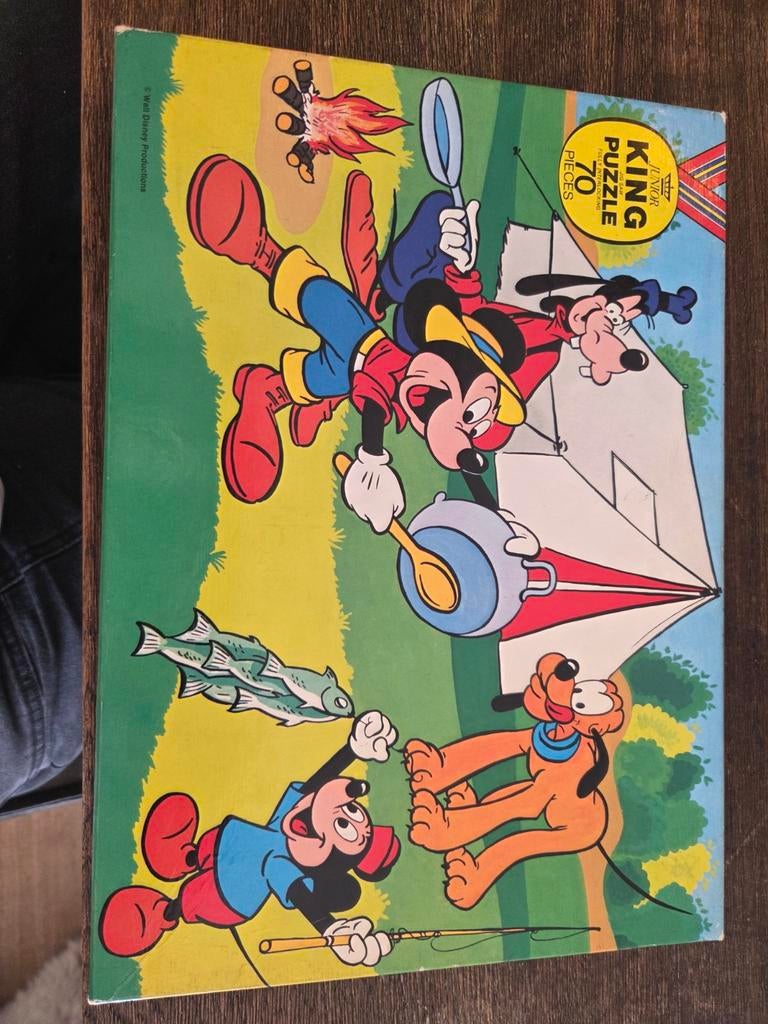 Vintage Disney King Puzzel 70 stukjes, Ophalen of Verzenden