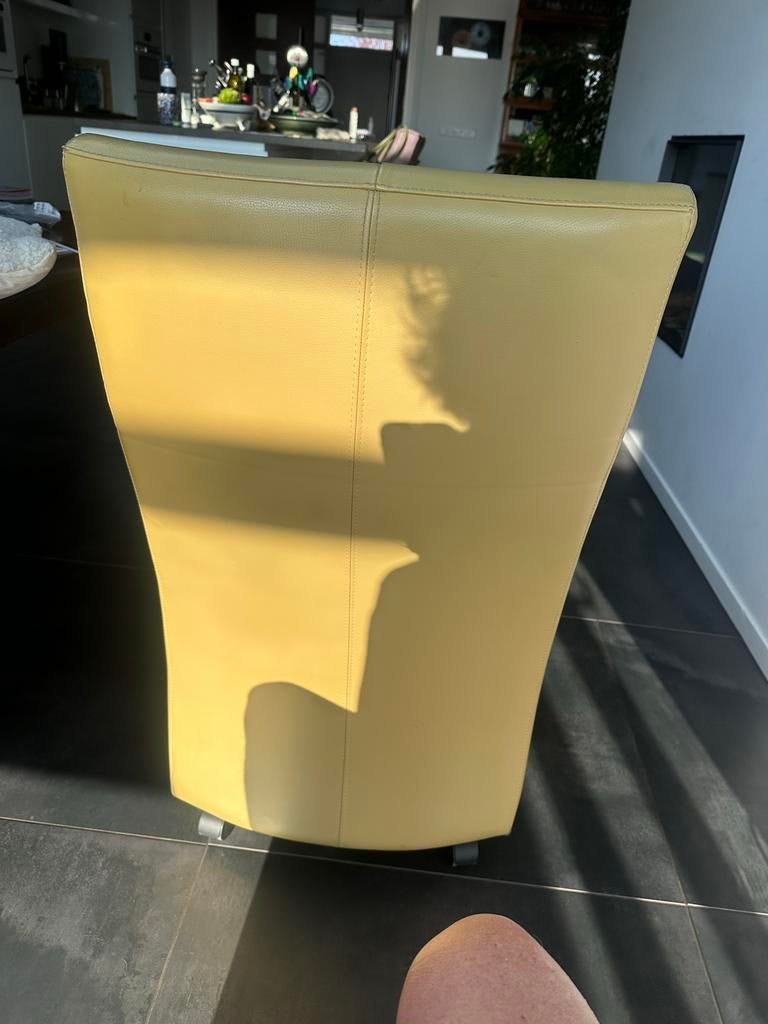 6 Leolux stoelen, Ophalen, Gebruikt, Overige kleuren, Leer