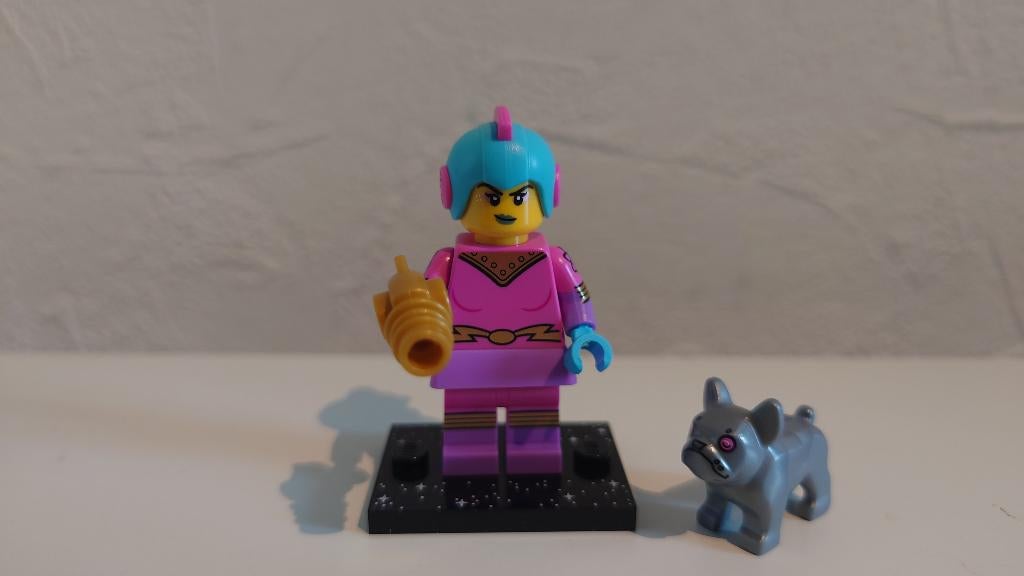 Lego Collectible Minifigure Series 26 Retro Space Heroine, Ophalen of Verzenden, Zo goed als nieuw, Complete set, Lego