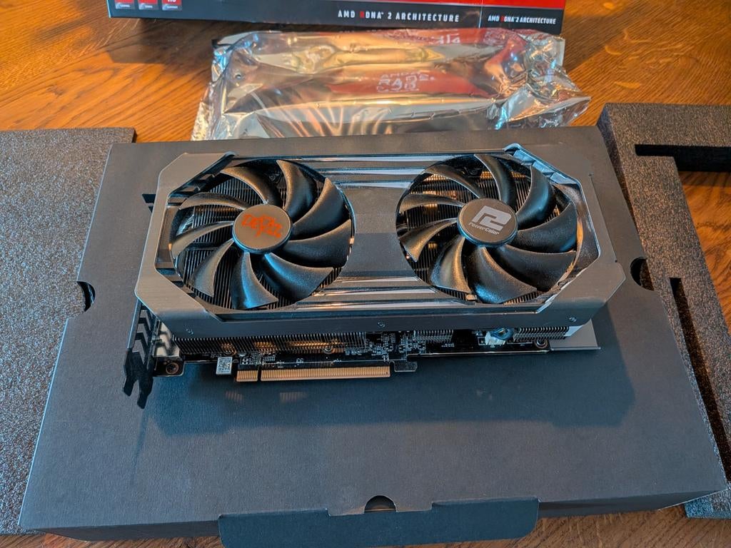 PowerColor AMD Radeon RX 6650 XT - Zo goed als nieuw, Computers en Software, Videokaarten, Gebruikt, AMD, GDDR6, PCI-Express 4